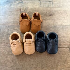 Freshly Picked baby girl moccasins (lot 2) and old navy